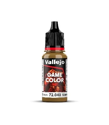 Vallejo Maling Game Color: Leather Brown 17ml