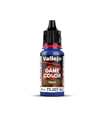 Vallejo Maling Game Color: Wash Blue Wash 17ml