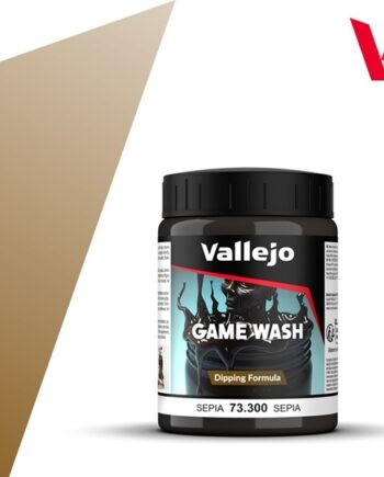 Vallejo Maling Game Color: Wash Sepia 200ml