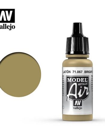 Vallejo Maling Model Air: Bright Brass 17ml