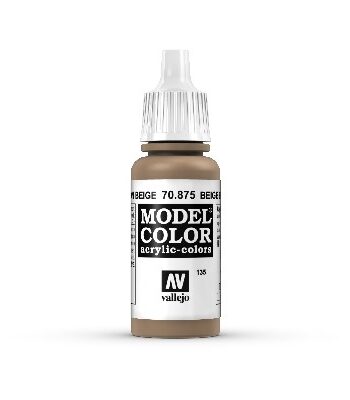 Vallejo Maling Model Color: Beige Brown 17ml