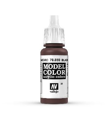 Vallejo Maling Model Color: Black Red 17ml