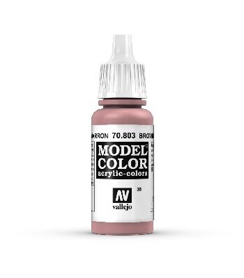 Vallejo Maling Model Color: Brown Rose 17ml