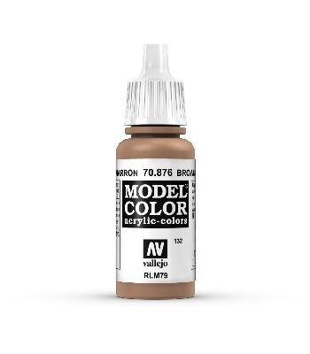 Vallejo Maling Model Color: Brown Sand 17ml
