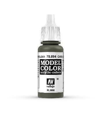 Vallejo Maling Model Color: Camouflage Olive Green 17ml
