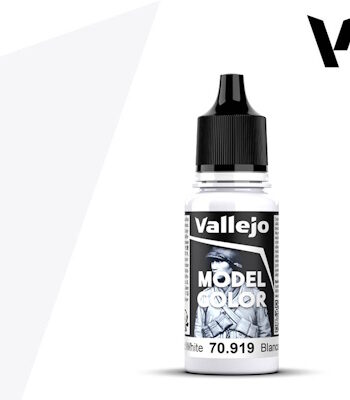 Vallejo Maling Model Color: Cold White 18ml