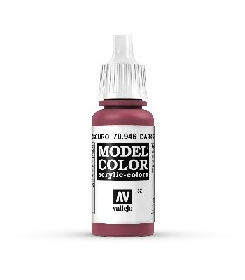 Vallejo Maling Model Color: Dark Red 17ml