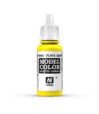 Vallejo Maling Model Color: Deep Yellow 17ml
