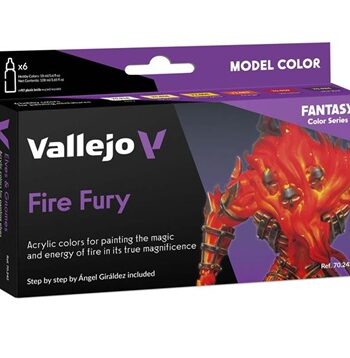 Vallejo Maling Model Color: Fantasy Fire Fury    Colors  18ml