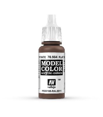 Vallejo Maling Model Color: Flat Brown 17ml