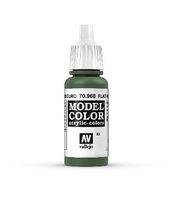 Vallejo Maling Model Color: Flat Green 17ml