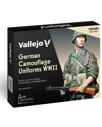 Vallejo Maling Model Color: German Camouflage Uniforms Wwii Color Set 16 Colors 18ml
