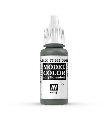 Vallejo Maling Model Color: Gunmetal Grey 17ml