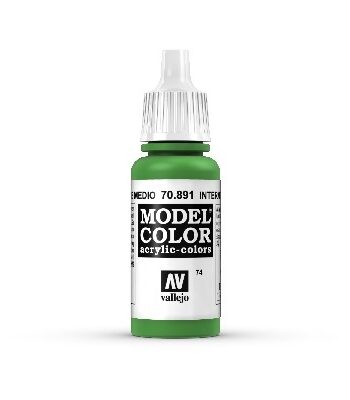 Vallejo Maling Model Color: Intermediate Green 17ml