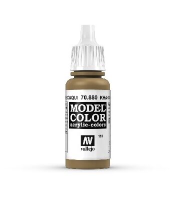 Vallejo Maling Model Color: Khaki Grey 17ml