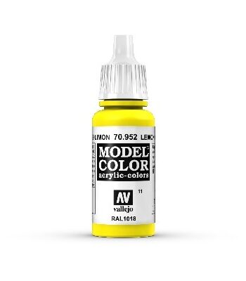 Vallejo Maling Model Color: Lemon Yellow 17ml