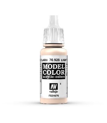 Vallejo Maling Model Color: Light Flesh 17ml