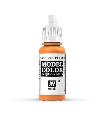 Vallejo Maling Model Color: Light Orange 17ml