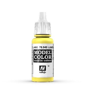 Vallejo Maling Model Color: Light Yellow 17ml