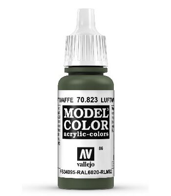 Vallejo Maling Model Color: Luftwaffe Camouflage Green 17ml