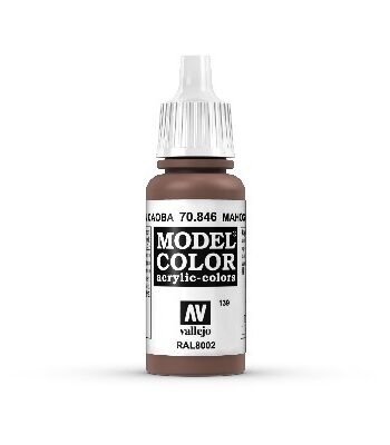 Vallejo Maling Model Color: Mahogany Brown 17ml