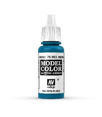 Vallejo Maling Model Color: Medium Blue 17ml