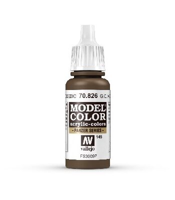 Vallejo Maling Model Color: German Camouflage Medium Brown 17ml
