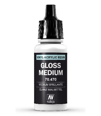 Vallejo Maling Model Color: Medium Gloss Medium 17ml