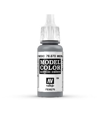 Vallejo Maling Model Color: Medium Sea Grey 17ml