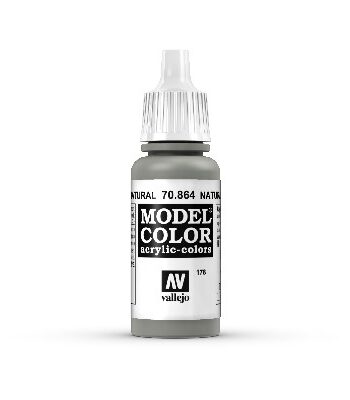 Vallejo Maling Model Color: Natural Steel 17ml