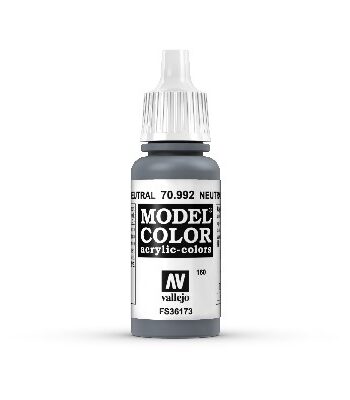Vallejo Maling Model Color: Neutral Grey 17ml