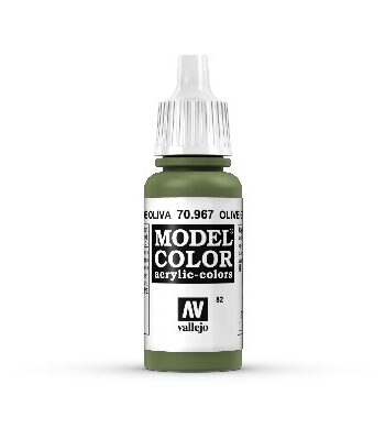 Vallejo Maling Model Color: Olive Green 17ml