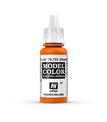 Vallejo Maling Model Color: Orange Fluo 17ml
