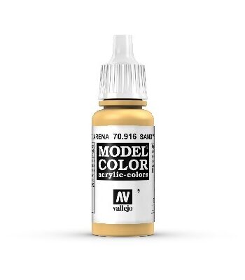 Vallejo Maling Model Color: Sand Yellow 17ml