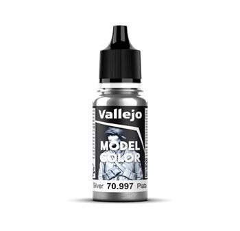 Vallejo Maling Model Color: Silver 17ml