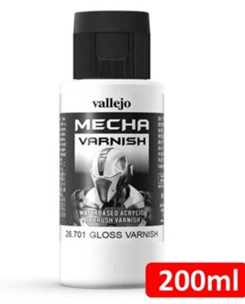 Vallejo Mecha Airbrush Color: Varnish Gloss Varnish 200ml