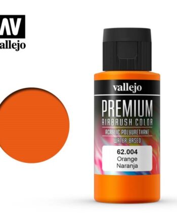 Vallejo Premium Airbrush Color: Orange 60ml