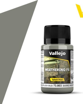 Vallejo Weathering Effects: Industrial Splash Mud  40 Ml