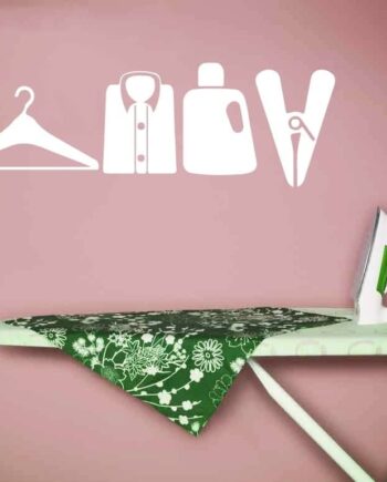 Vaskerummet Wallsticker