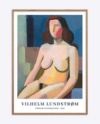 Vilhelm Lundstrøm Siddende Kvinde Model 1940