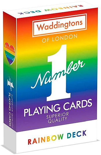 Waddingtons Number : Rainbow Playing Cards Spillekort