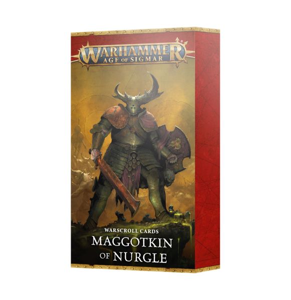 Warhammer: Age Of Sigmar 4th Edition Warscroll Cards: Maggotkin Of Nurgle 2026 60050201015
