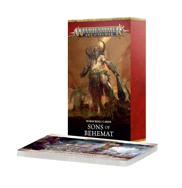 Warhammer: Age Of Sigmar 4th Edition Warscroll Cards: Sons Of Behemat 2026 60050231001