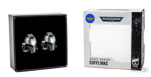 Warhammer 40 000 40k : Cufflinks Manchetknapper Space Marine