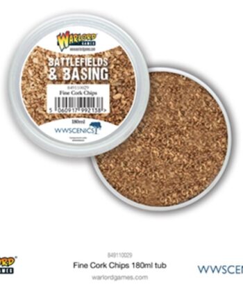 Warlord Scenics: Fine Cork Chips  180ml