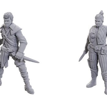 Wizkids Deep Cuts Miniatures: Cutpurses Male   Female  Wzk90714