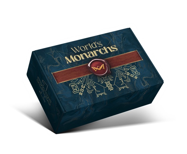 World Monarchs: Collectible Trading Cards Series Booster Display Box Med 24 Pakker