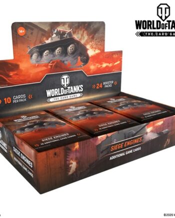 World Of Tanks Card Game  Tcg : Siege Engines Booster Display  Box Med 24 Pakker