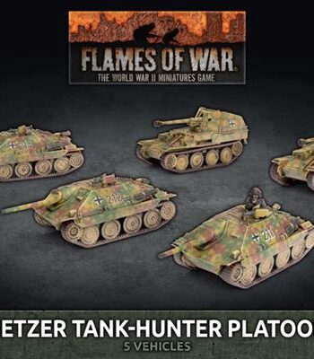 Wwii German Hetzer Marder Tank Hunter Platoon  X5 Plastic