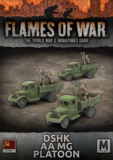 Wwii Soviet Dshk Aa Platoon X3